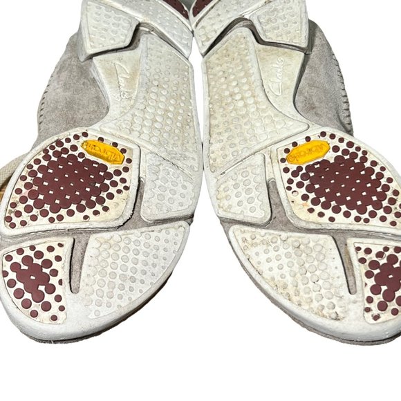 Clarks Originals Trigenic Flex Vibram Sole Suede Men's Shoes Sand/Tan Size 9M - Picture 5 of 9